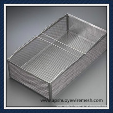 Stainless Steel Storage Basket with Handle